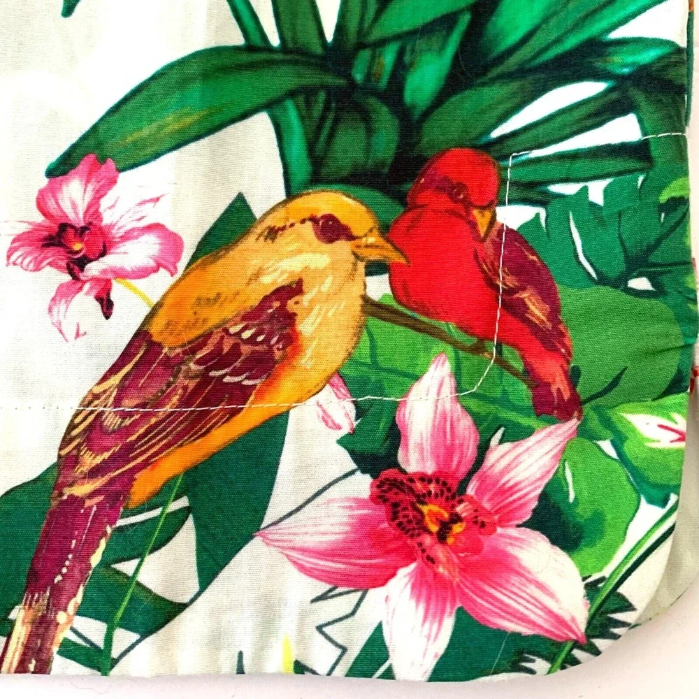 NWT J. Crew Ratti Into the Wild Jungle Off Shoulder Dress‎ 000 XXS Bird Tropical